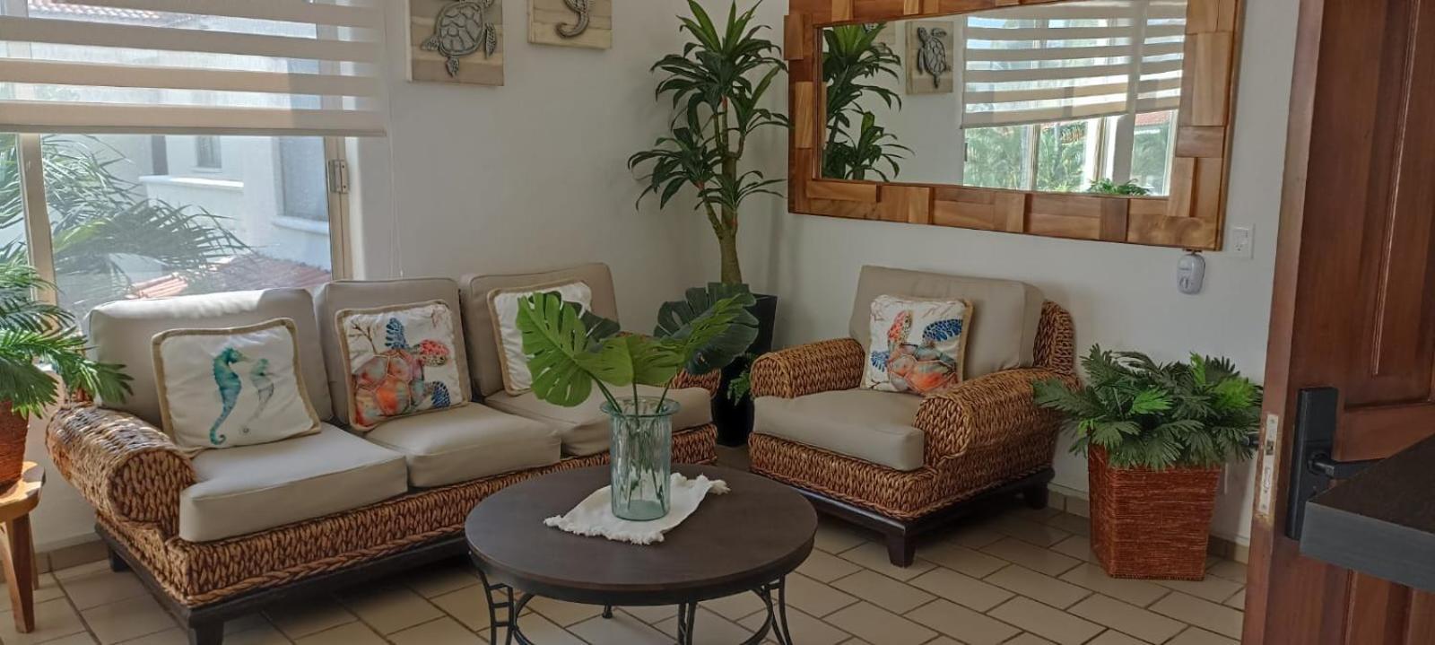 Hermoso Apartamento En Manzanillo Con Alberca Y Cancha De Tenis, Ideal Para Relajarse Y Disfrutar De Una Escapada Tranquila En El Paraiso Tropical Exterior photo